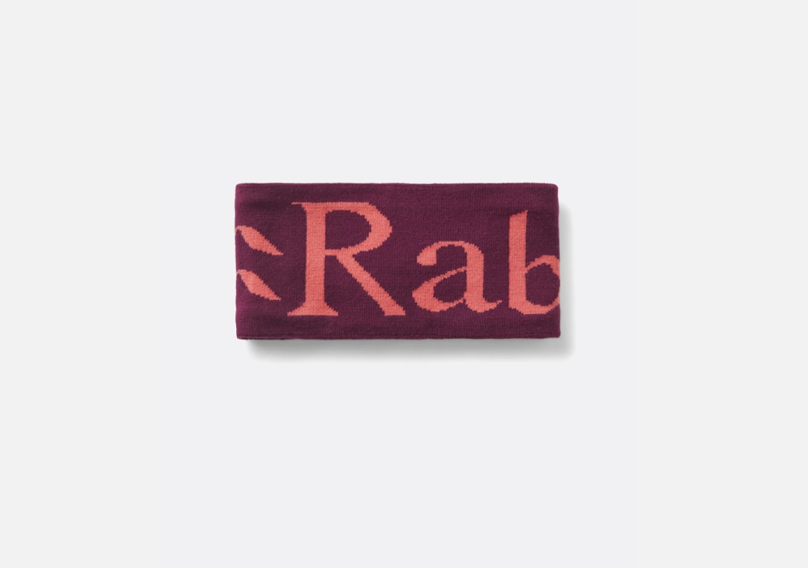RAB Knitted logo Headband