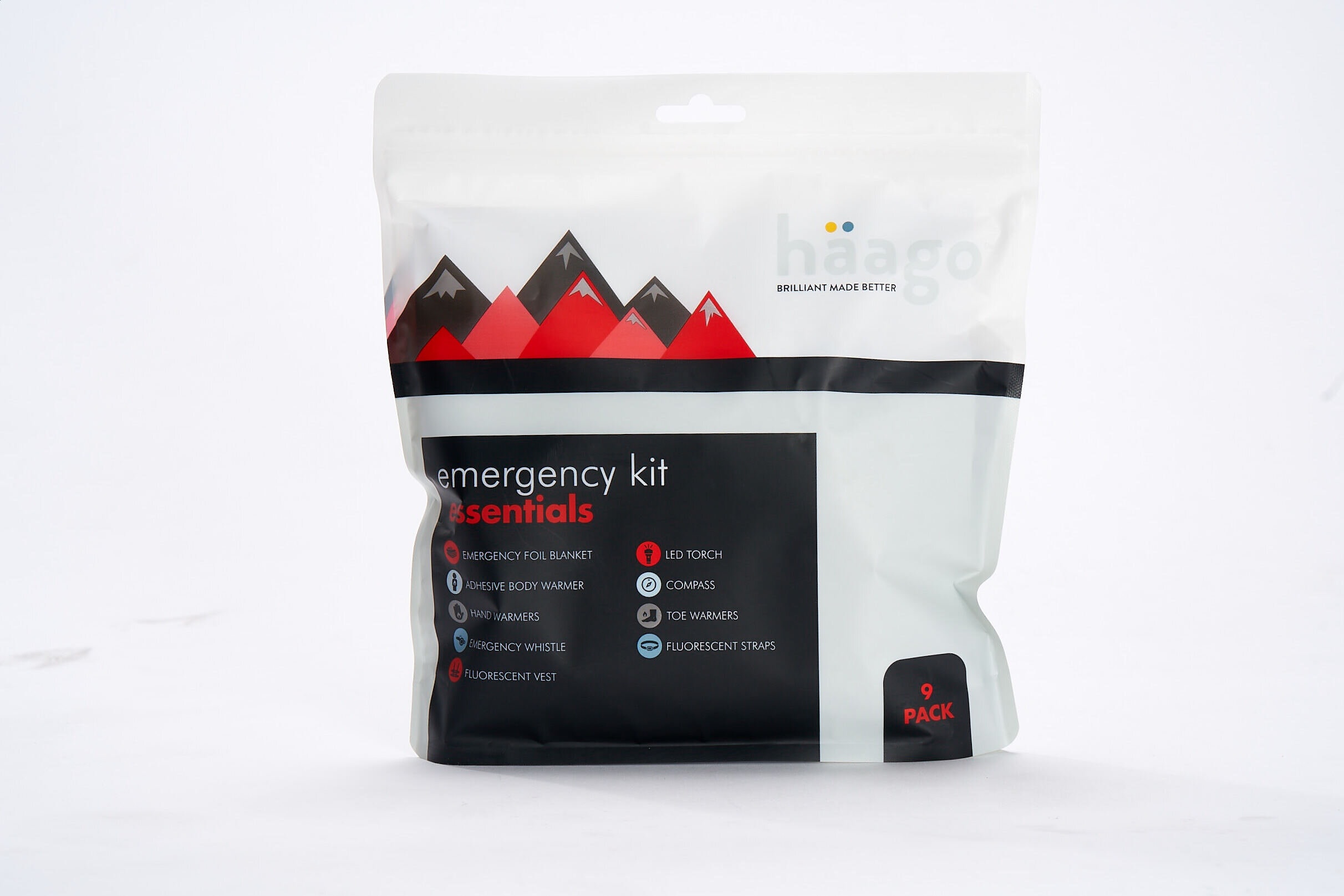 Häago Emergency Kit 9 deler