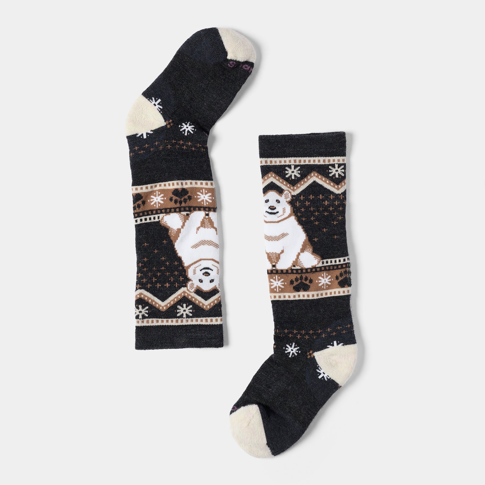 Smartwool Kids Wintersport Full Cush Polar Bear Pattern