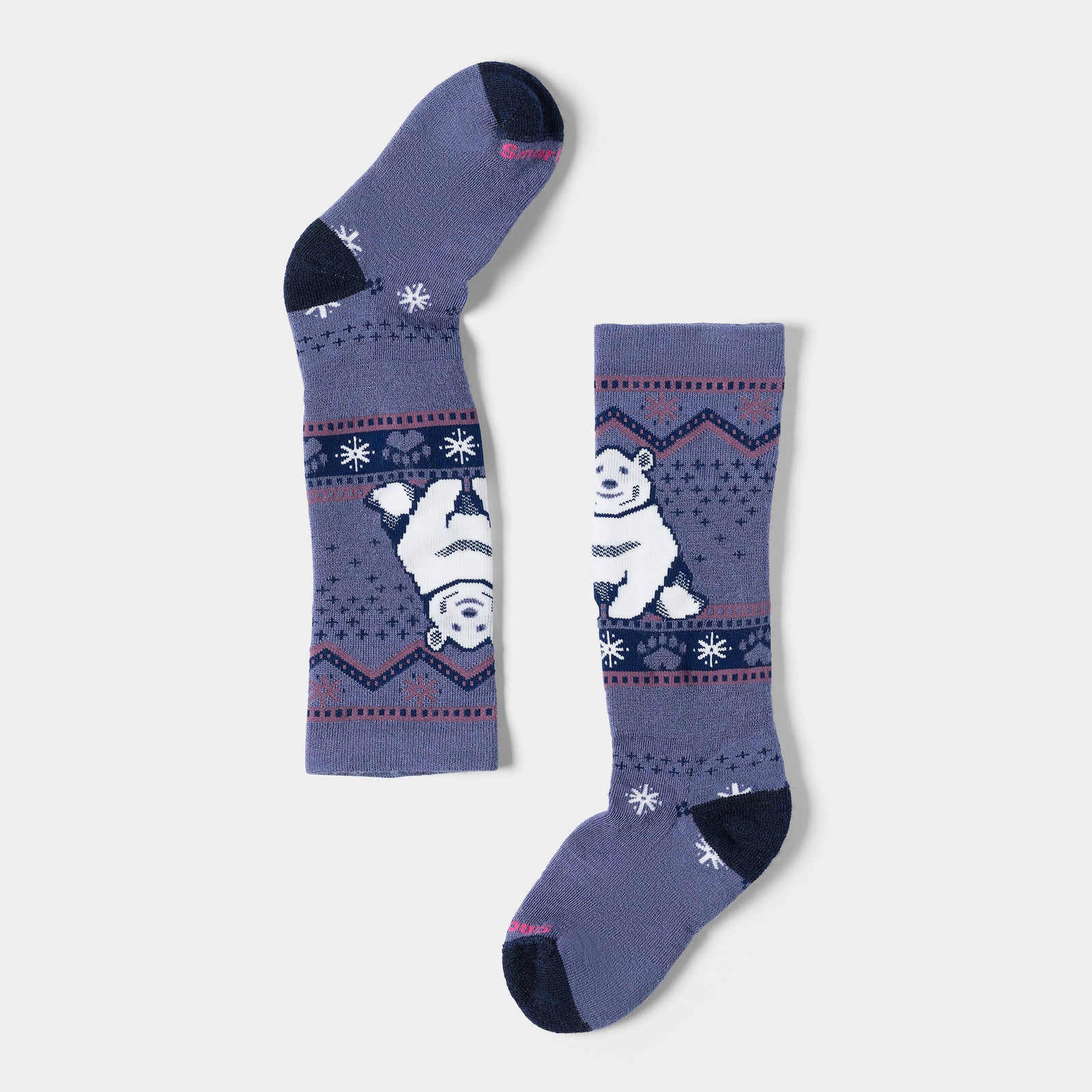 Smartwool Kids Wintersport Full Cush Polar Bear Pattern