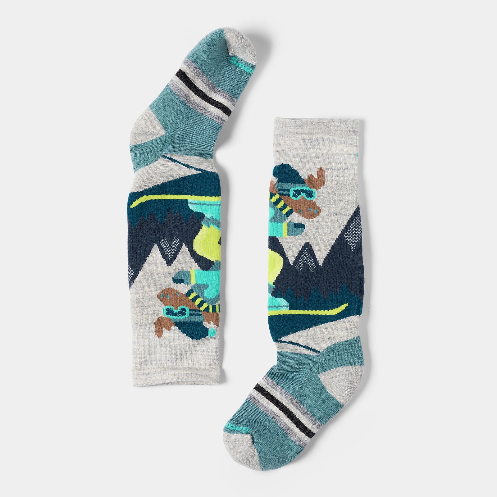 Smartwool Kids Wintersport Full Cush Mountain Moose Ptrn OTC