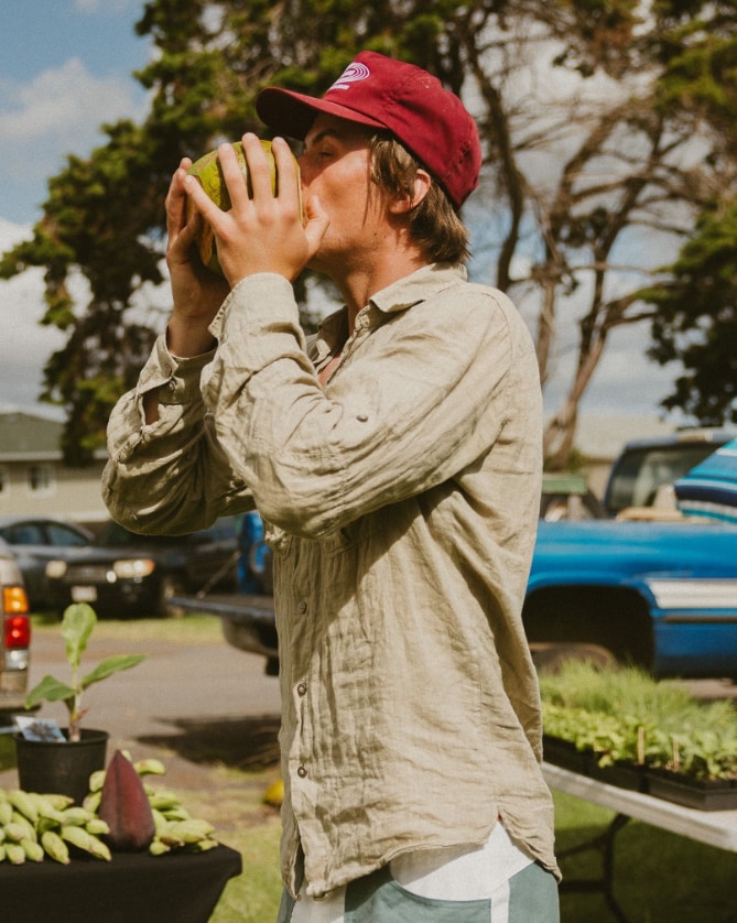 Amundsen Sports Safari Linen Shirt, Herre