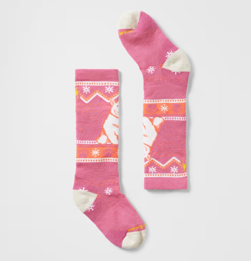 Smartwool Kids Wintersport Full Cush Polar Bear Pattern