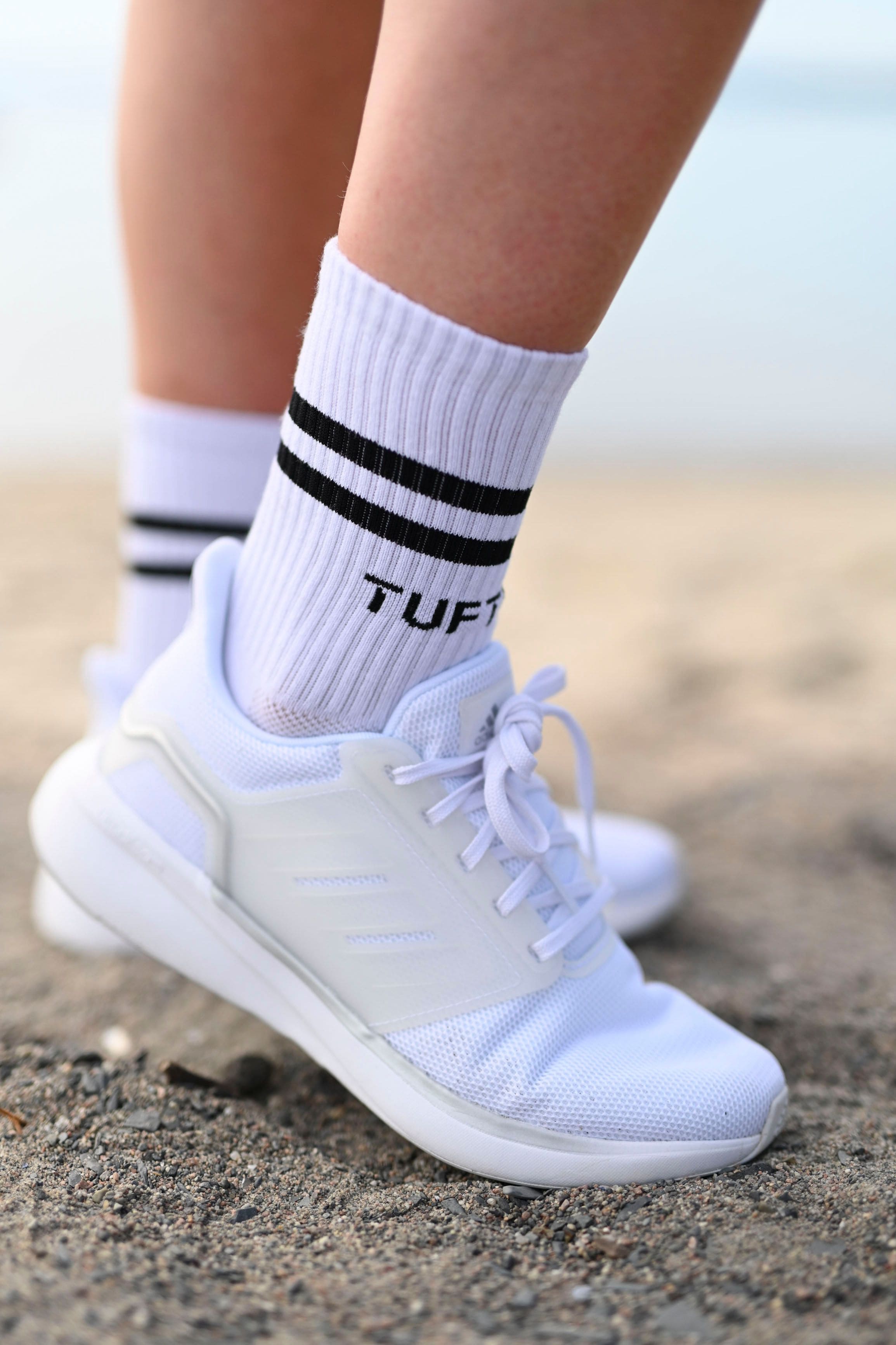 Tufte Unisex Ribbed Crew Sock