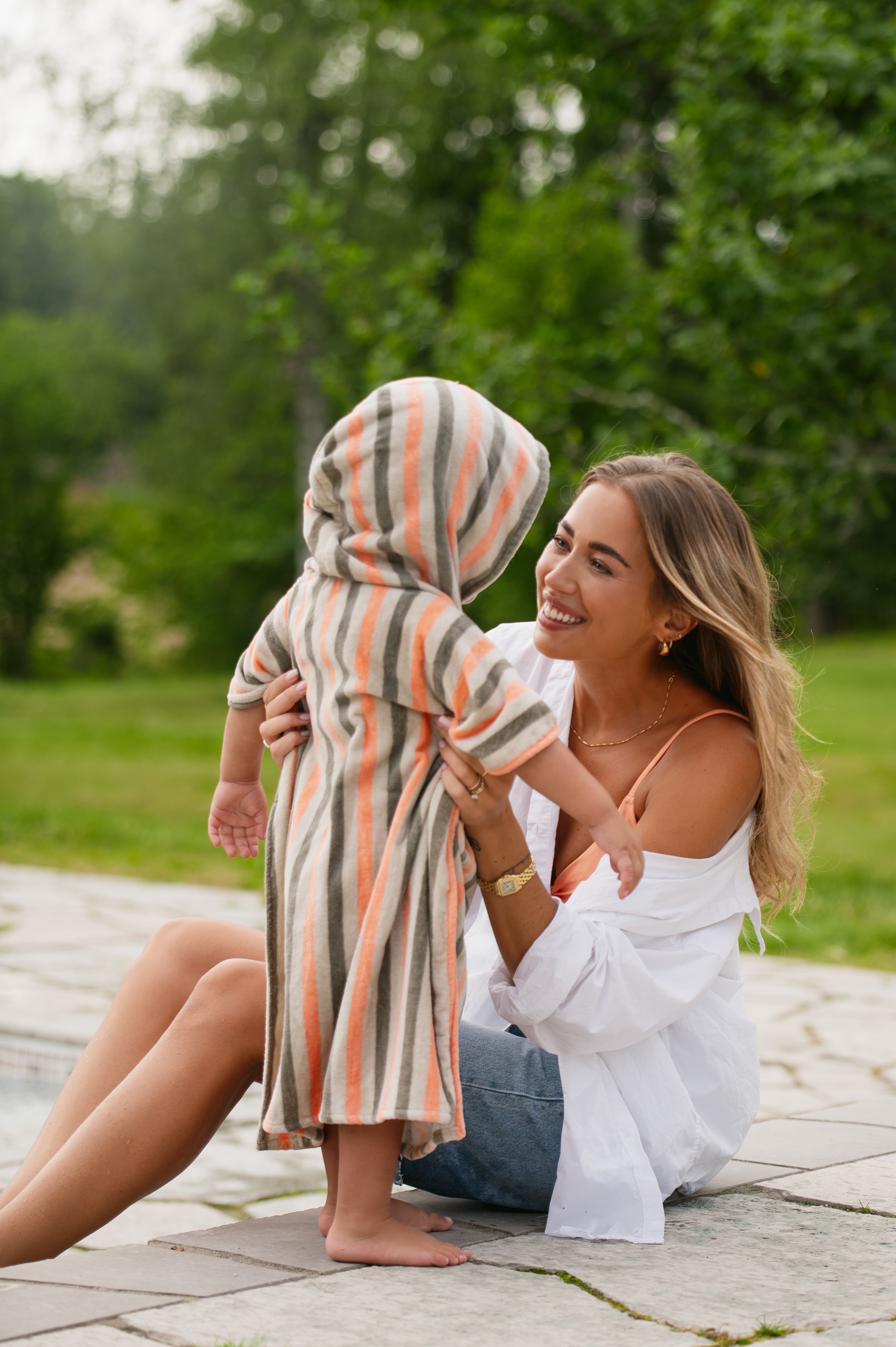 Kenza X Viking Bath Poncho