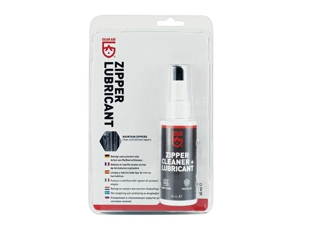  GA ZIPPER CLEANER + LUBRICANT med børste