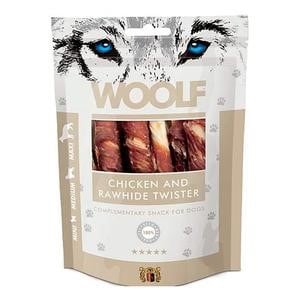 Woolf Chicken and Rawhide Twister 100g