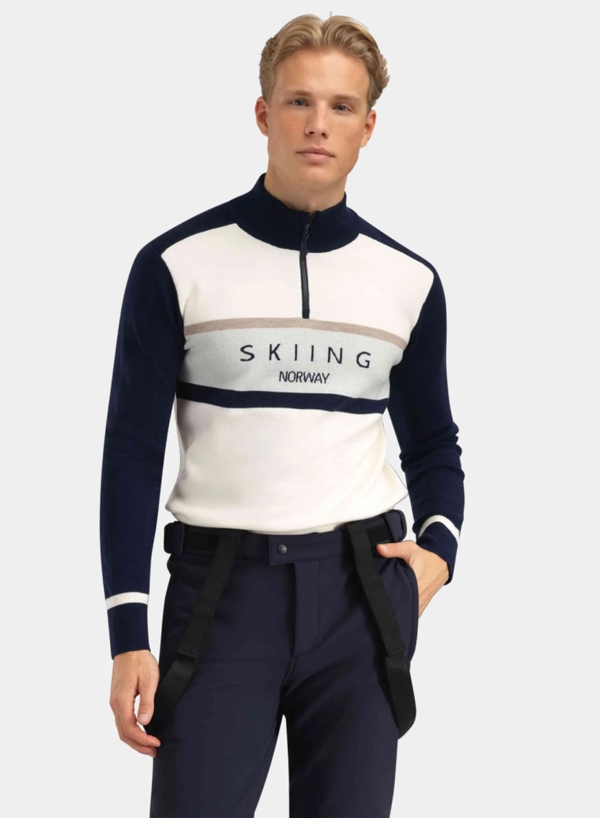 WoolLand Hemsedal Half-zip Ullgenser, Mann