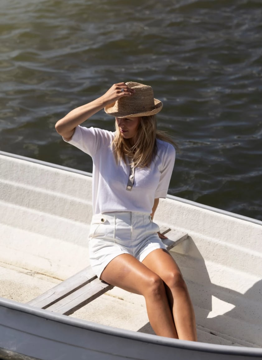 WoolLand Skudeneshavn Ull T-Skjorte, Dame