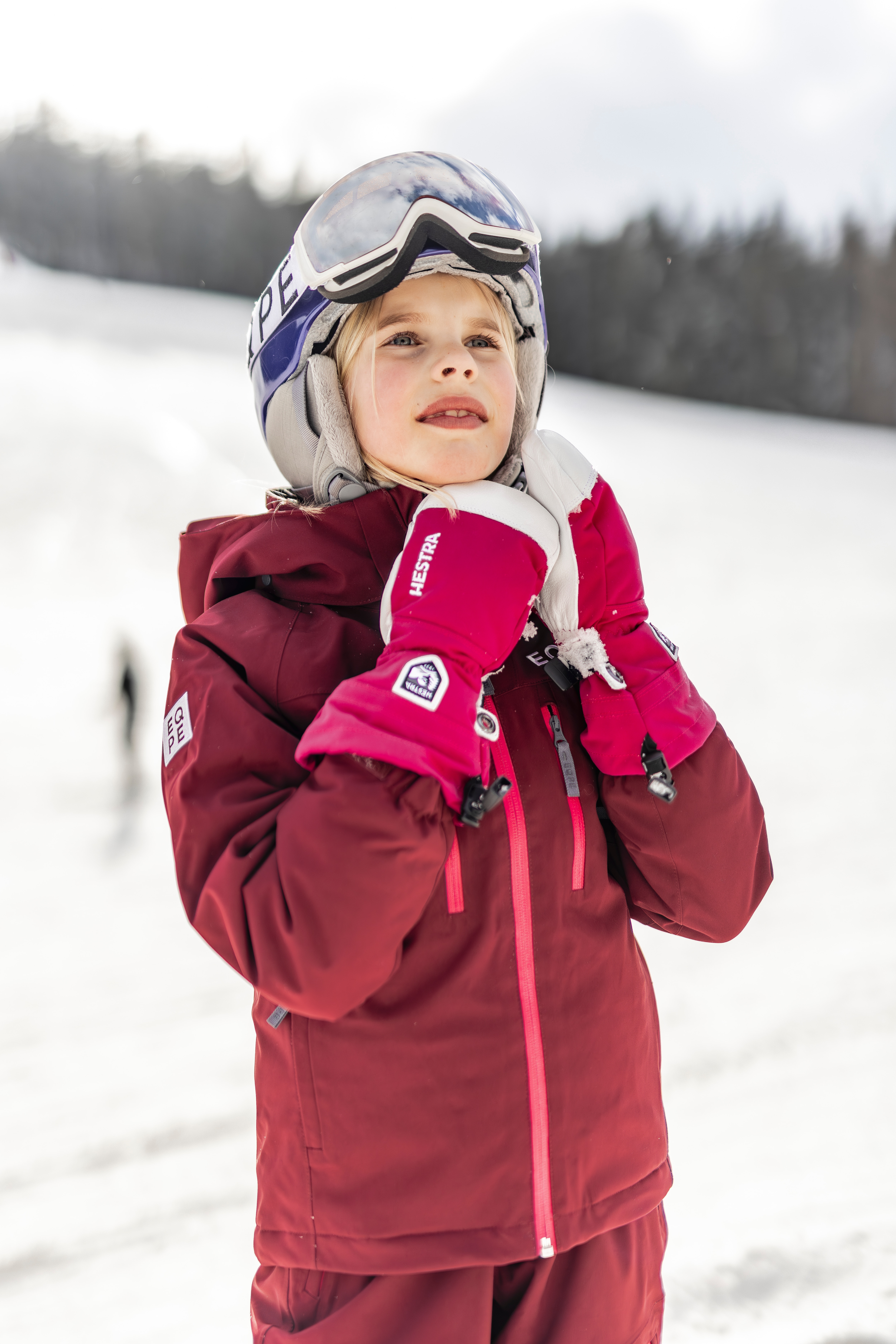 Hestra Army Leather Heli Ski JR Mitt