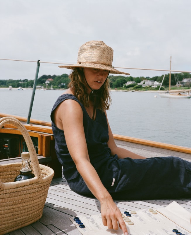 Amundsen Sports Safari Linen Top, Dame