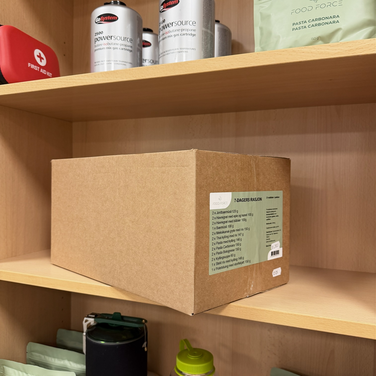 Food Force 7-dagers rasjon, Beredskapspakke