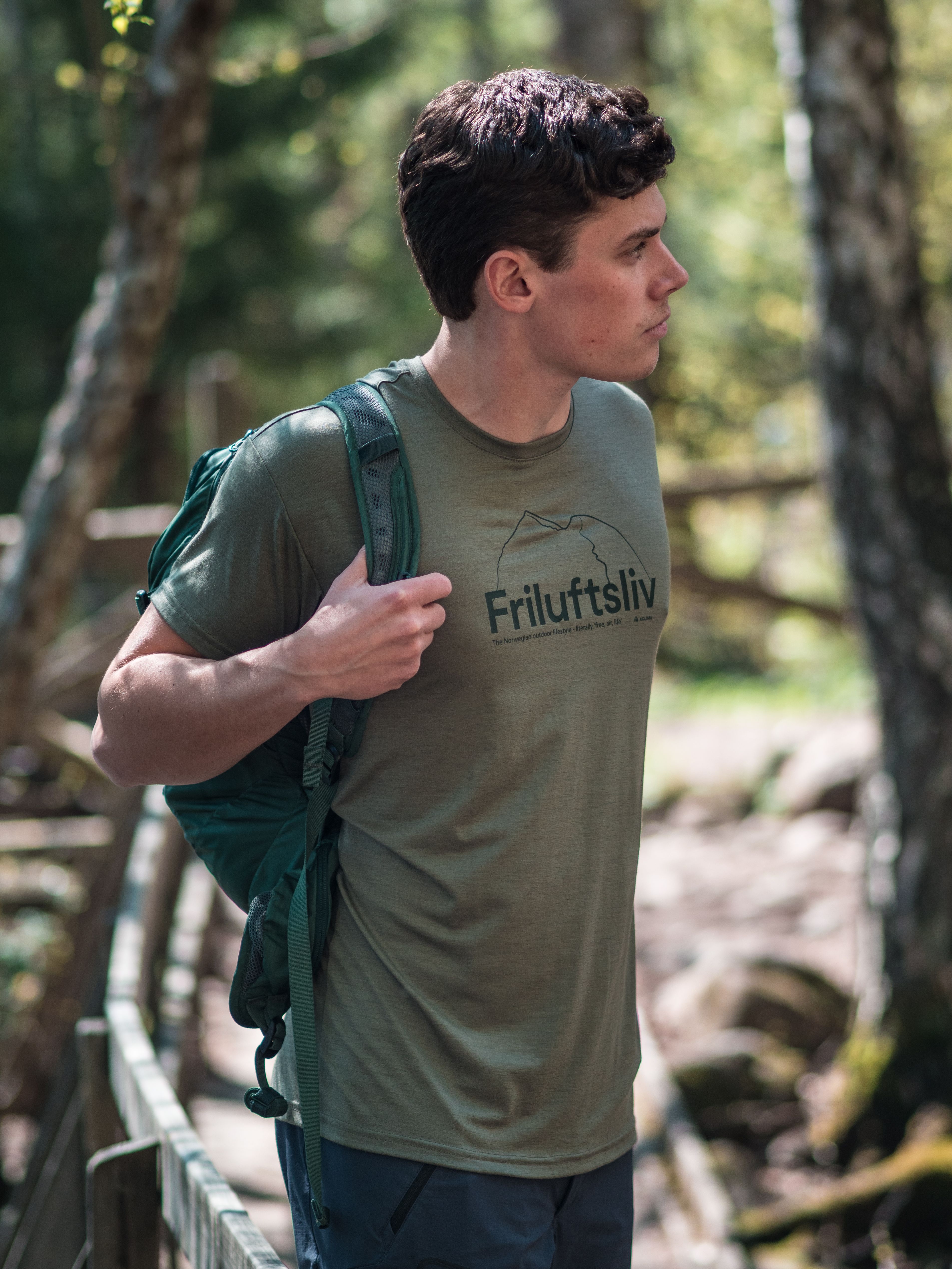 Aclima LightWool Classic Tee Friluftsliv Herre