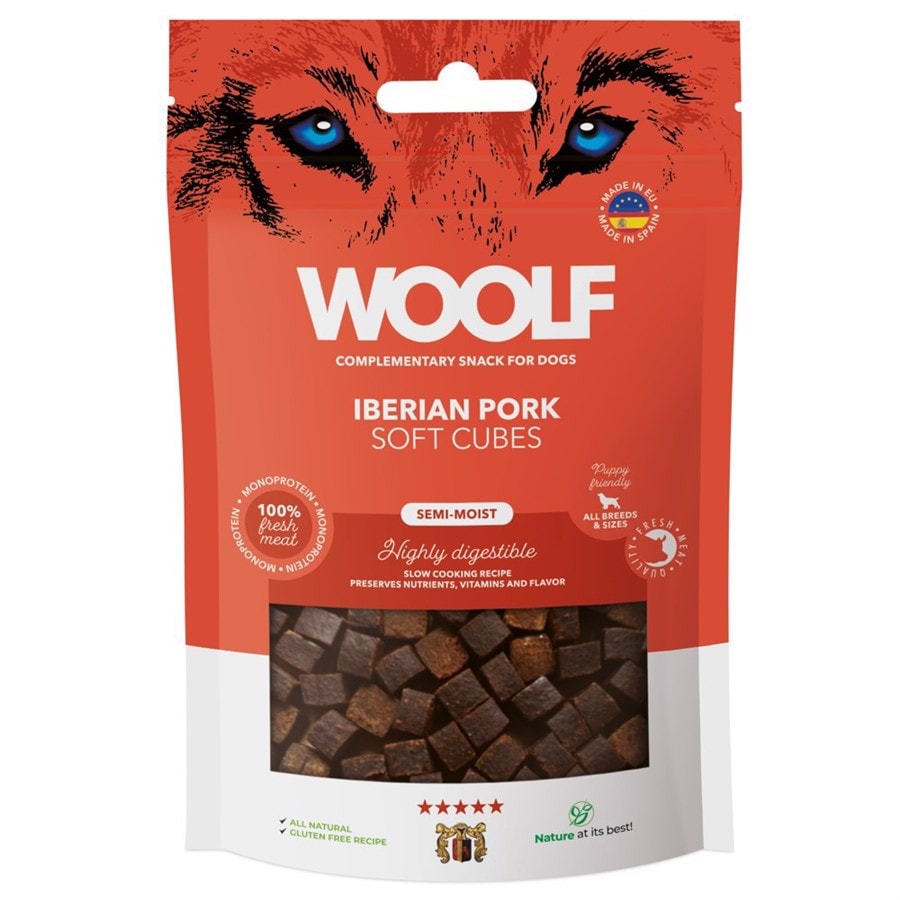 Woolf Soft Cubes Iberian Pork 100g