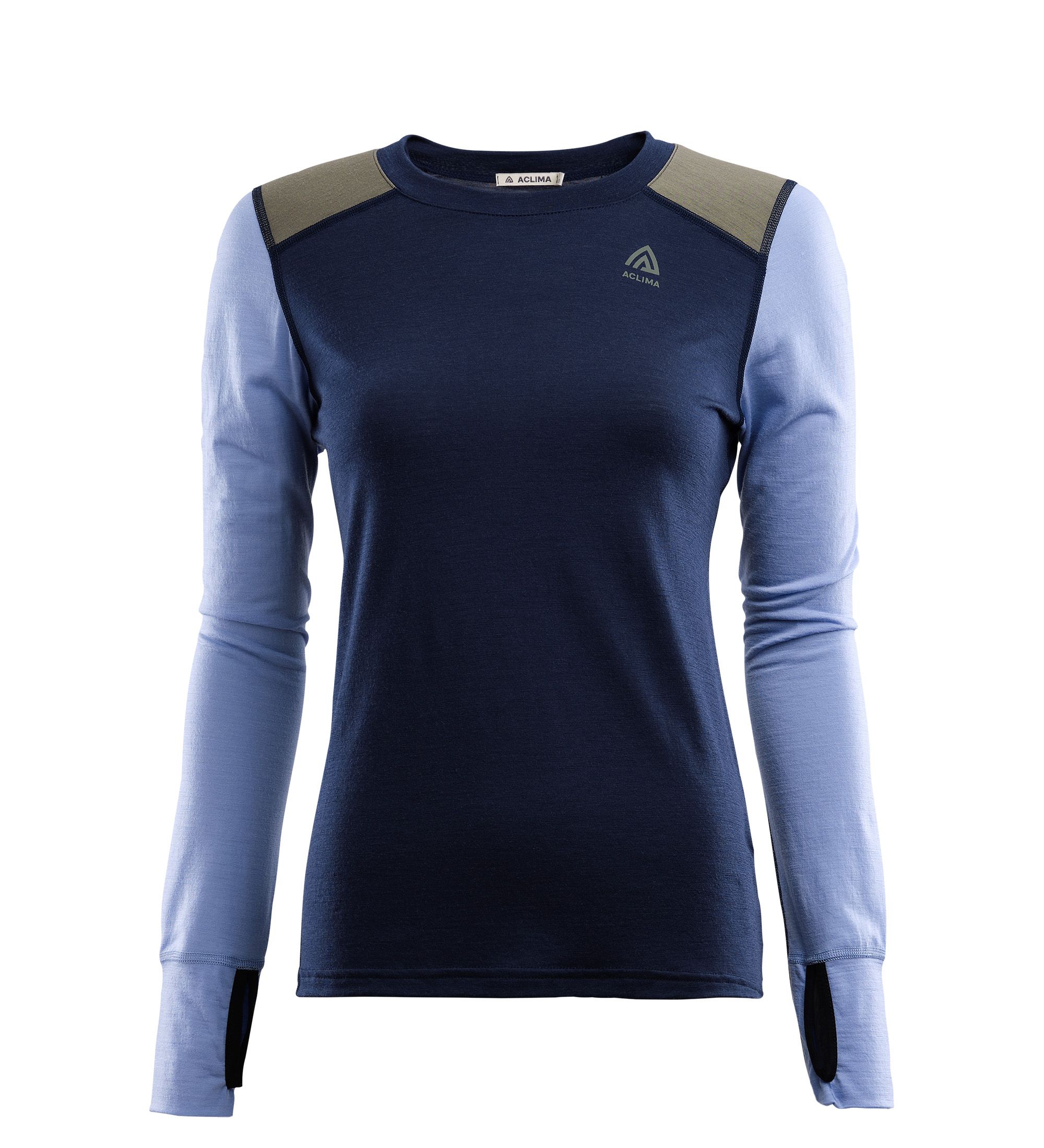 Aclima LightWool Reinforced Crew Neck, Dame