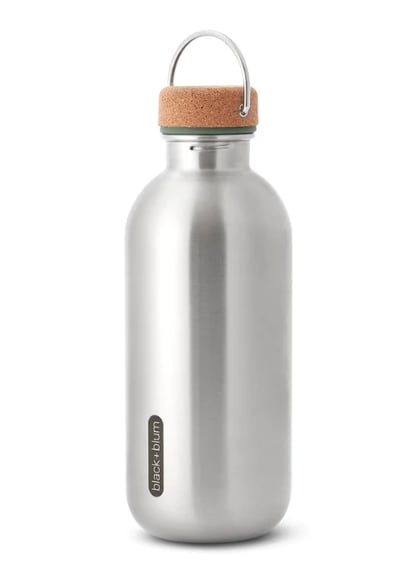 Black+Blum Water Bottle, Steel/Ocean