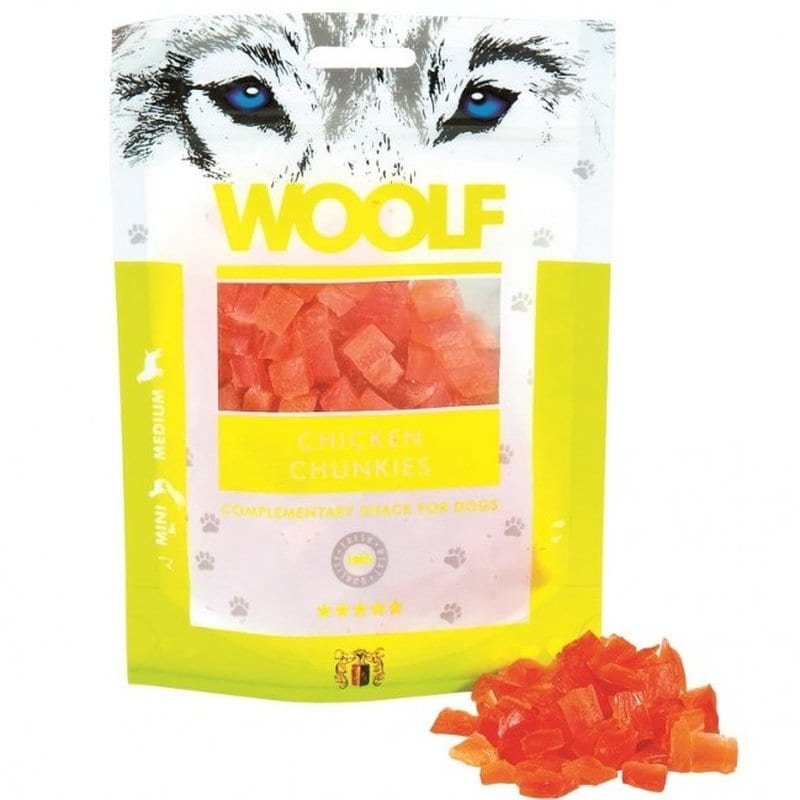 Woolf Chicken Chunkies 100g