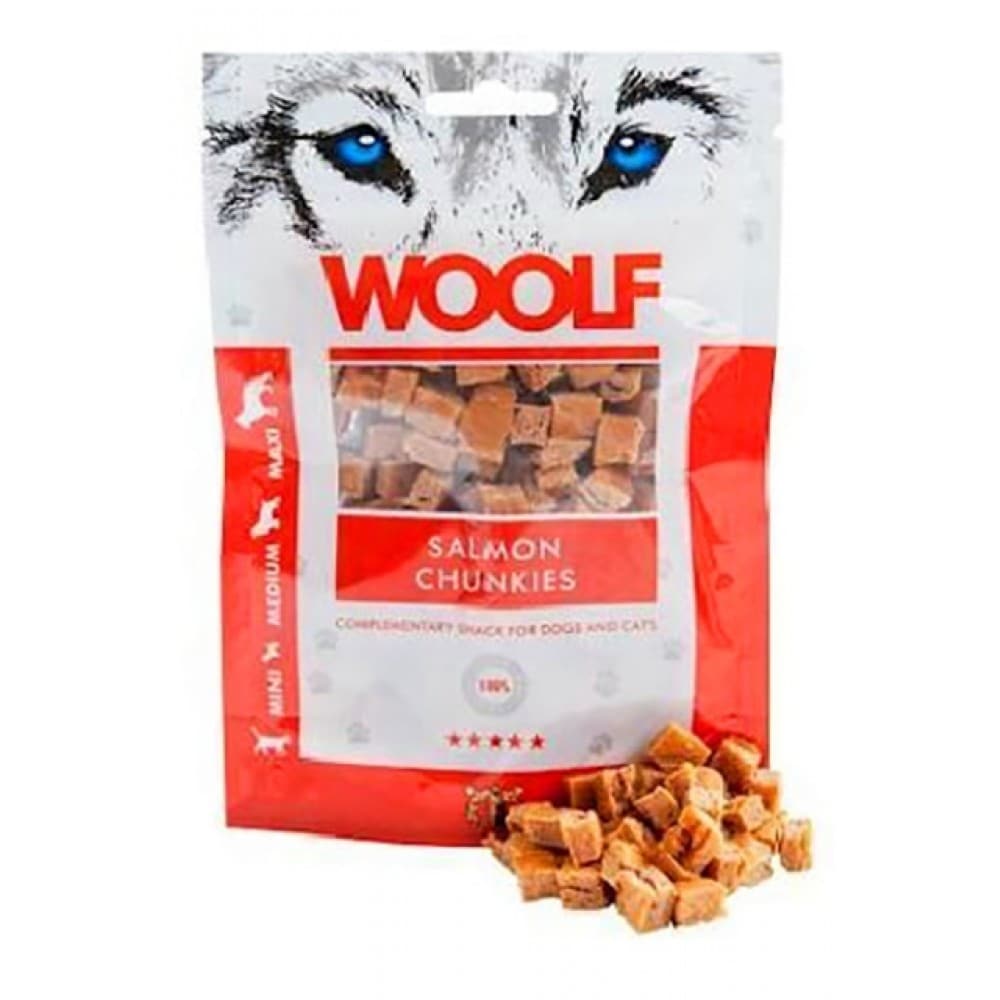 Woolf Salmon Chunkies 100g