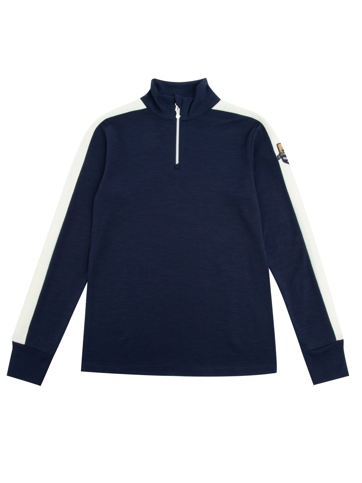 WoolLand Ål Half-Zip Genser, Barn 